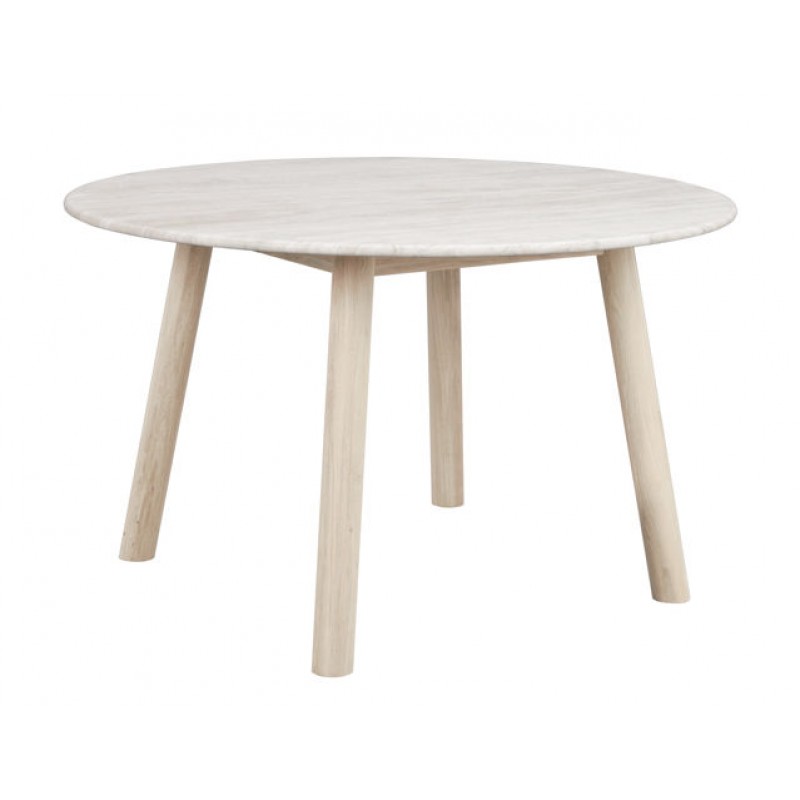 RO Taransay Dining Table Beige/Whitewash